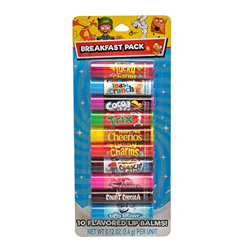Taste Beauty 1 Lip Balm Party Pack - General Mills Breakfast Cereals - 10pc General Mills Cereal Flavored Lip Balm Sticks - 0_12 oz Each Stick