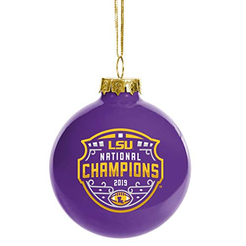 Team Beans LSU Tigers 2019 National Champions Glass Ball Christmas Tree Ornament-2 58-Purple Team Beans LSU Tigers 2019 National Champions Glass Ball Christmas Tree Ornament-2 58-Purple