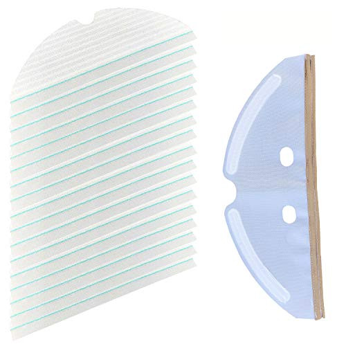 LOVECO 30 Pack Replacement Disposable Mopping Pads Compatible for Roborock S5 S5 MAX S6 S6 Pure Xiaowa E35 E20 Robotic
