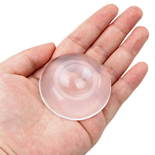 18 PCS Silicone Wall Protector Self-Adhesive Door Stopper 1_97 Door Knob Wall Shield Reusable Door Bumper Clear Silencer for Door Handle Buffer and Wall Protection