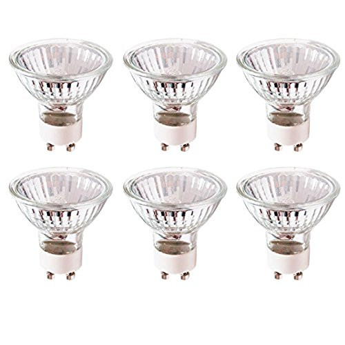 eTopLighting GU10-120V-35W-6P 35W 120V MR16 Type Halogen UV Glass Cover GU10 Base Light Lamp Bulbs Pack of 6