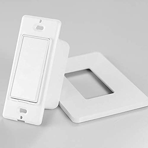 Youngzuth WiFi Smart Light Switch Smart Switch Button Work with Alexa and Google Home RemoteVoice Control with Timing Funtion No Hub RequiredNeutral Wire Needed