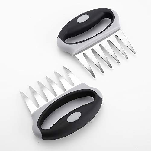 Meat ClawsStainless Steel Bear Claws Meat Shredder for Shredding Handling Stainless Steel Meat Forks Meat Claws for Shredding Pulling Turkey Chicken Meat ClawsStainless Steel Bear Claws Meat Shredder for Shredding Handling Stainless Steel Meat Forks Meat Claws for Shredding Pulling Turkey Chicken