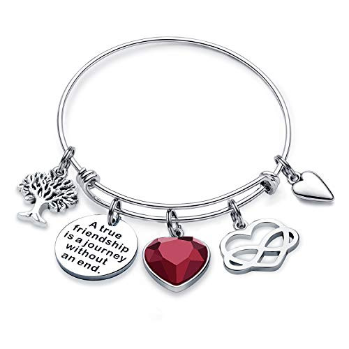 January Birthstone Bracelet for Friends A True Friendship is a Journey Without an End Bracelet Best Friend Bangle Bracelets Birthstone Charm Bracelets for Girls Garnet Birthstone Bracelet for Friend January Birthstone Bracelet for Friends A True Friendship is a Journey Without an End Bracelet Best Friend Bangle Bracelets Birthstone Charm Bracelets for Girls Garnet Birthstone Bracelet for Friend