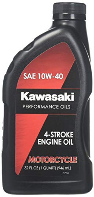 Kawasaki 4-Stroke Motorcycle Engine Oil 10W40 1 Quart K61021-202A Kawasaki 4-Stroke Motorcycle Engine Oil 10W40 1 Quart K61021-202A