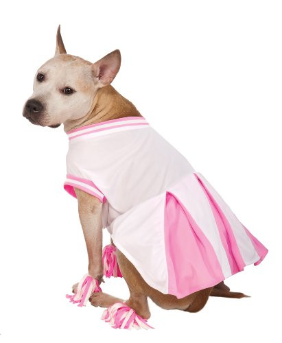 Rubies Pink Cheerleader Pet Costume X-Large