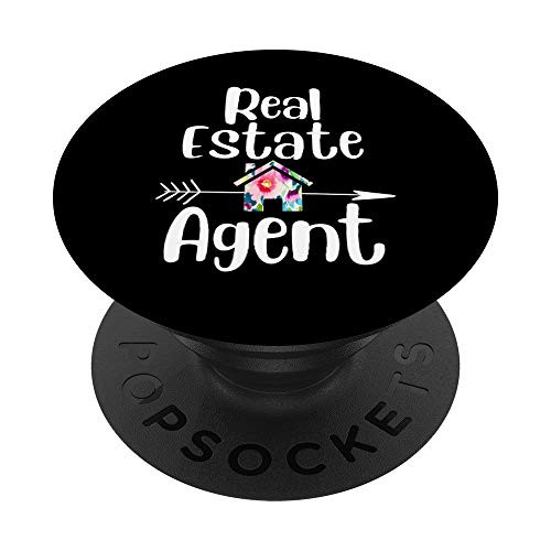 Cute Real estate agent REA House Gift Home Selling Marketing PopSockets Grip and Stand for Phones and Tablets