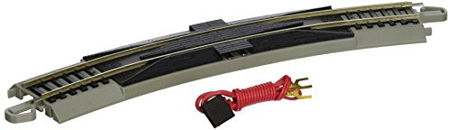 Bachmann Trains Snap-Fit E-Z Track 18 Radius Curved Terminal Rerailer with Wire