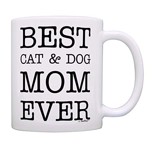 Dog and Cat Mom Mug Best Cat and Dog Mom Ever Coffee Mug for Cat Dog Mom Coffee Mug Tea Cup White Dog and Cat Mom Mug Best Cat and Dog Mom Ever Coffee Mug for Cat Dog Mom Coffee Mug Tea Cup White