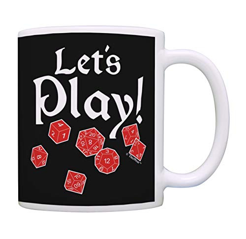 Retro Gamer Lets Play Board Game Dice Coffee Mug Tea Cup Black Retro Gamer Lets Play Board Game Dice Coffee Mug Tea Cup Black