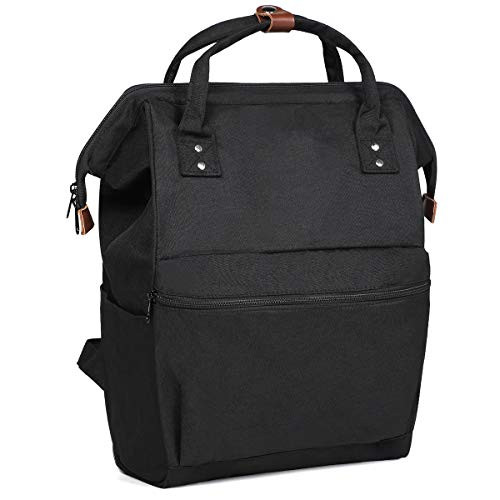 FITMYFAVO Laptop Backpack 15_6 Inch Travel School Backpack Stylish Gifts for Women College Backpack Water Resistant Casual Daypack Laptop Backpack for WomenGirlsBusinessTravel Black