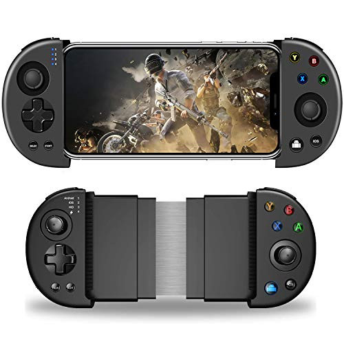 DELAM Mobile Game Controller Bluetooth Phone Controller for Android Not for iOS System Wireless Mobile Controller Joystick Gamepad Black