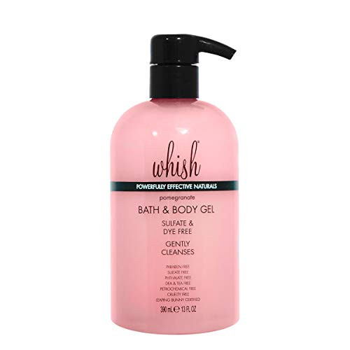 Whish Beauty Bath and Body Gel Pomegranate 13 Fl Oz Whish Beauty Bath and Body Gel Pomegranate 13 Fl Oz