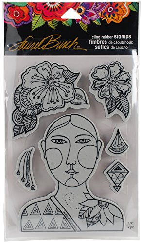 STAMPENDOUS Laurel Burch Blossoming Woman Set