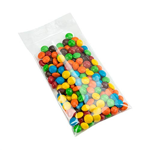 Bag Tek Clear Plastic Lip and Tape Bag - Self Sealing - 6 x 4 - 100 count box - Restaurantware