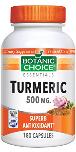 Turmeric Capsules 180 Count 500mg