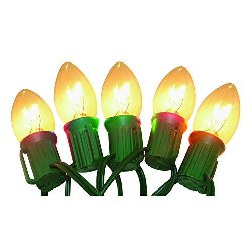 Celebrations C9 Outdoor Light Set 25 Clear Lights