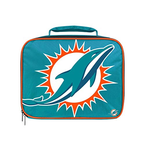 FOCO Miami Dolphins NFL Gameday Lunch Bag FOCO Miami Dolphins NFL Gameday Lunch Bag