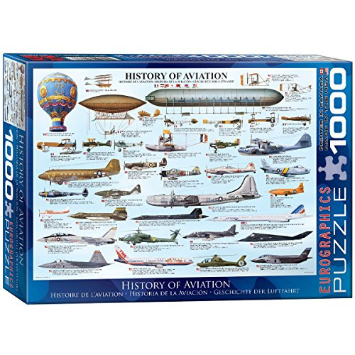 EuroGraphics History of Aviation Puzzle (1000-Piece)