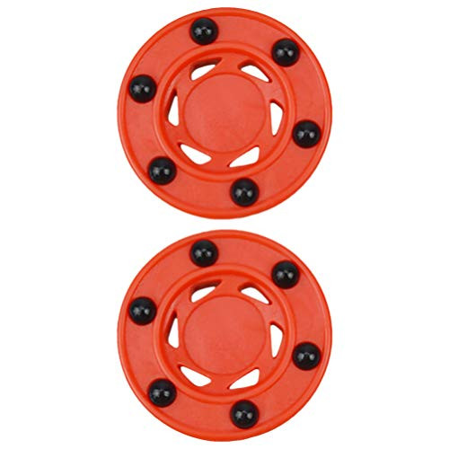 BESPORTBLE 2pcs Roller Hockey Game Puck Training Puck Street Hockey Ball Stick Handling Training Street Hockey Puck for Practicing BESPORTBLE 2pcs Roller Hockey Game Puck Training Puck Street Hockey Ball Stick Handling Training Street Hockey Puck for Practicing