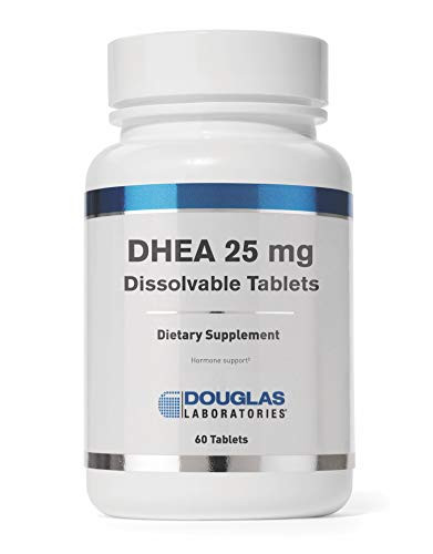 Douglas Laboratories - DHEA 25 mg - Micronized to Support Immunity Brain Bones Metabolism and Lean Body Mass - 60 Tablets