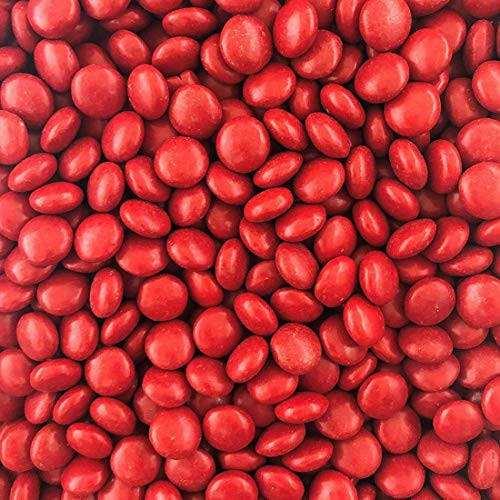 Hershey-ETS Hersheyettes Mini Red Coated Candy Shells Crunchy Milk Chocolate Nuts Free  Share It On Balloon Fiesta Thanksgiving Christmas 4th of July Candy  4th of July Candy Bulk Candy - 2_5 lb