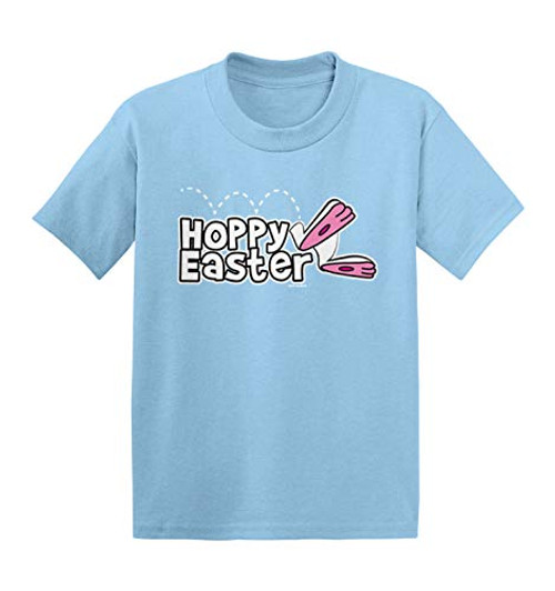 Haase Unlimited Hoppy Easter - Happy Bunny Egg InfantToddler Cotton Jersey T-Shirt Light Blue 3T Haase Unlimited Hoppy Easter - Happy Bunny Egg InfantToddler Cotton Jersey T-Shirt Light Blue 3T