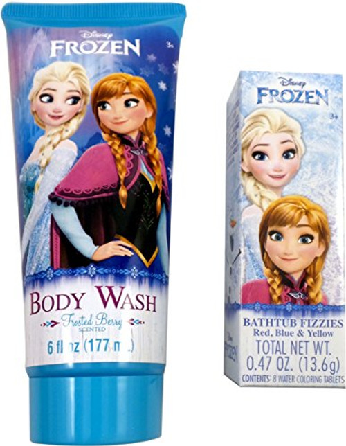 Disney Pixar Finding Dory Bath Bundle 6 fl oz Bubbly Berry Scented Body Wash and 8 Bathtub Fizzies