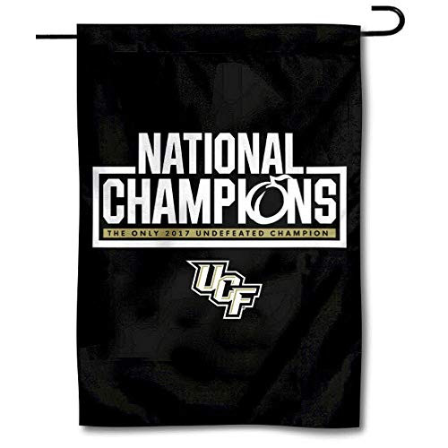 College Flags  and  Banners Co_ Central Florida Knights 2017 Undefeated National Champions Garden Flag