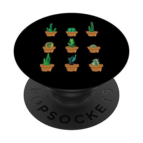 Cactus Thorns Plant Garden Desert Funny Gift PopSockets PopGrip Swappable Grip for Phones  and  Tablets