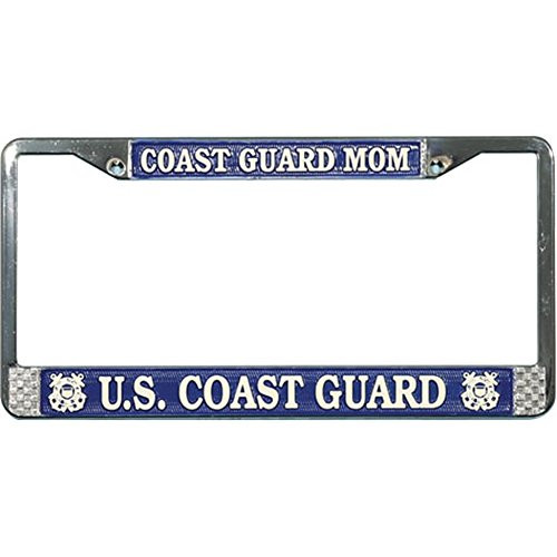 Honor Country US Coast Guard Mom License Plate Frame