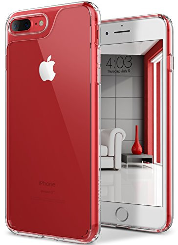 Caseology Waterfall for iPhone 8 Plus Case (2017) / iPhone 7 Plus Case (2016) - Minimal & Transparent - Clear