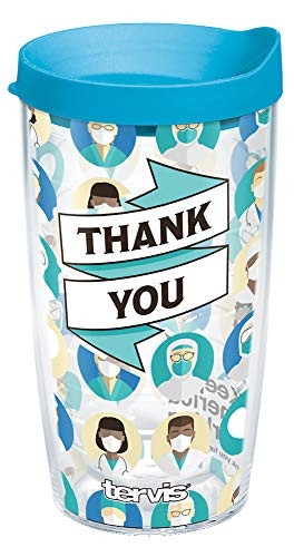 Tervis Healthcare Salute Insulated Tumbler 16oz Clear - Tritan