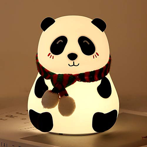Night Light for Kids 7-Color Silicone Smiling Eyes Panda Nursery Lights USB Rechargeable LED Lamp for Girls and Boys Bedrooms Night Light for Kids 7-Color Silicone Smiling Eyes Panda Nursery Lights USB Rechargeable LED Lamp for Girls and Boys Bedrooms