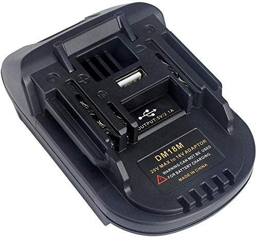 URUN DM18MA Adapter Compatible with DEWALT Milwakee 18v 20V Battery to Suitable for Makita 18V Lithium Battery Tool BL1850 BL1840 BL1830 BL1815 LXT-400 194205-3 194204-5 Tool