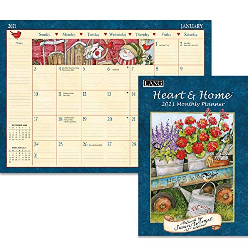 LANG Heart  and  Home 2021 Monthly Planner 21991012098