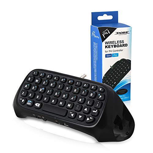 PS4 Wireless Mini Bluetooth Keyboard Gamers Digital Mini Bluetooth Keyboard Chatpad for Playstation 4 for DualShock Controller for Chat with Playes in Games