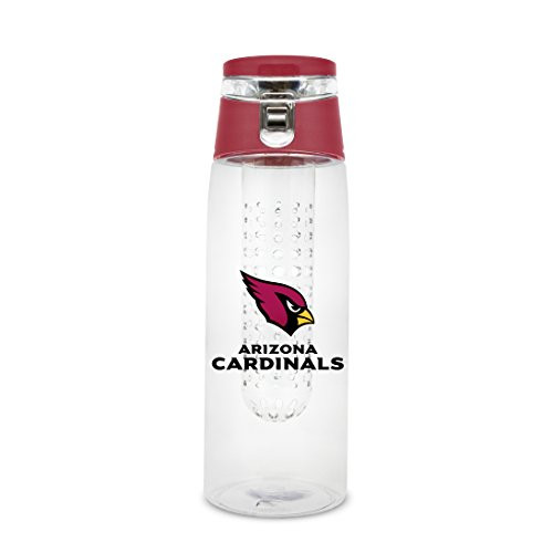 NFL Arizona Cardinals 20oz Plastic Infuser Sport Bottle NFL Arizona Cardinals 20oz Plastic Infuser Sport Bottle