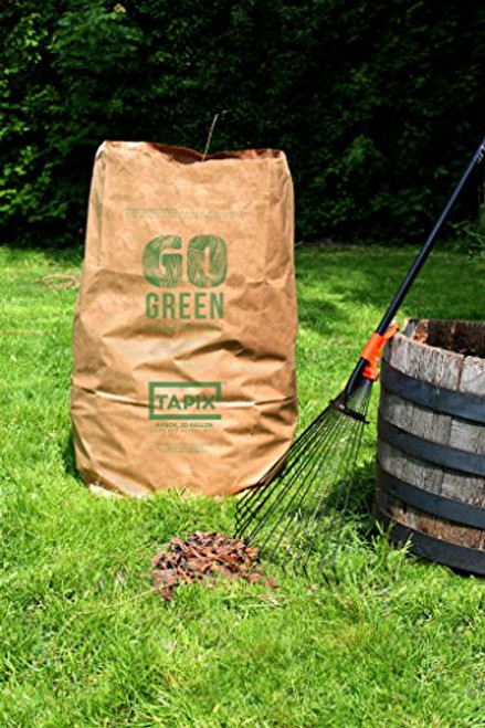 Lawn And Leafs Bags 30 Gallon  Lawn  and  Leaf Refuse Bags  Environmental Friendly leaf bags paper 8 Count