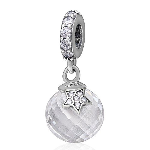 925 Sterling Silver Moon Charm Star Charm Sun Charm Anniversary Charm Birthday Charm Valen Charm for Pandora Charms Bracelet