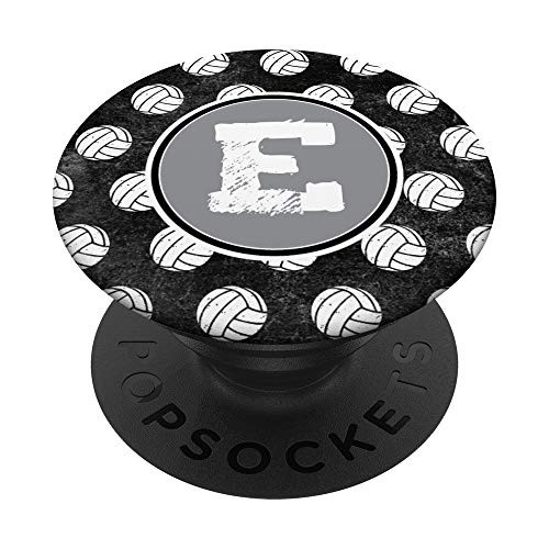 Gifts for Volleyball Players Girls Monogram Letter E Initial PopSockets PopGrip Swappable Grip for Phones and Tablets Gifts for Volleyball Players Girls Monogram Letter E Initial PopSockets PopGrip Swappable Grip for Phones and Tablets