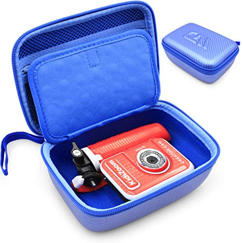 CASEMATIX Toy Camera Case Compatible with VTech Kidizoom Creator Cam Video Camera and Vtech Kidizoom Camera Accessories Includes All Blue Toy Case Only