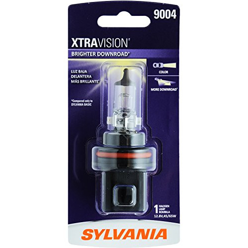 SYLVANIA 9004 XtraVision Halogen Headlight Bulb, (Contains 1 Bulb)