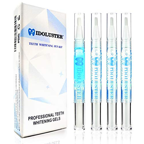 IDOLUSTER Teeth Whitening Gel Refills Teeth Whitening Pens 3 Pack Desensitizing Gel Pen 1 Pack 35 Carbamide Peroxide Teeth Whitening Gel Remineralize Tooth Enamel Teeth Whitener No Sensitive