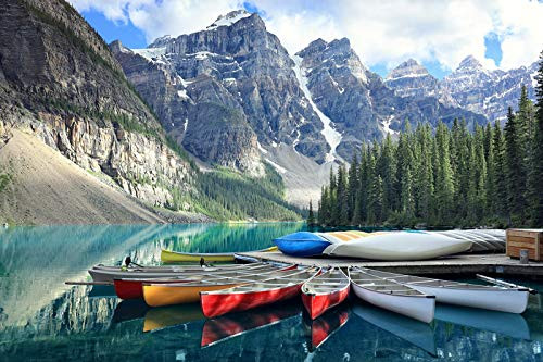 Bestdon 1000 Piece Jigsaw Puzzles for Adults - Moraine Lake Banff National Park