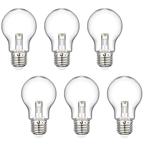 6 Pack 1W LED Replacement Light Bulbs Warm White 2700K for LED Outdoor String Lights B088CT2619