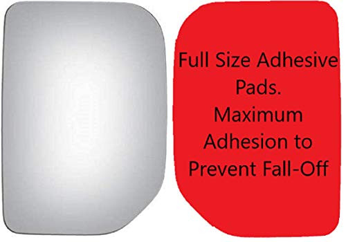 Mirrex 83682 Fits 2007-2014 Passenger Side Right Replacement Mirror Glass for Toyota FJ Cruiser 2007 2008 2009 2010 2011 2012 2013 2014