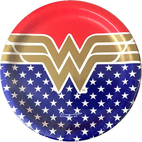 Wonder Woman Large Paper Plates (8ct) Wonder Woman Large Paper Plates (8ct)