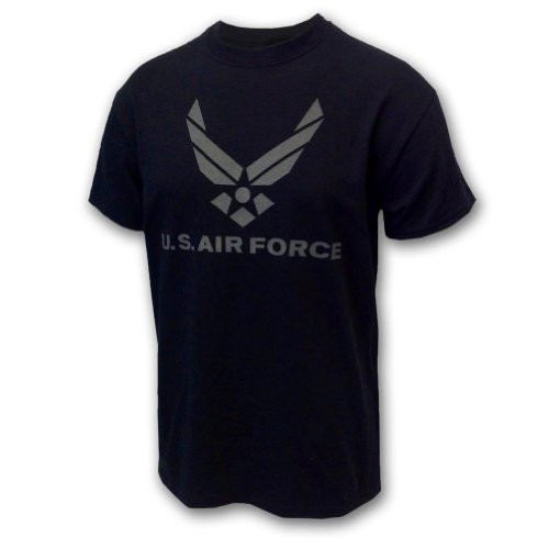 Armed Forces Gear AIR Force Reflective PT Tshirt - XL Black