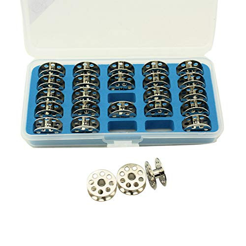 Cutex Pack of 25 Juki DU-141 DU-1181N Bobbins with Storage Case